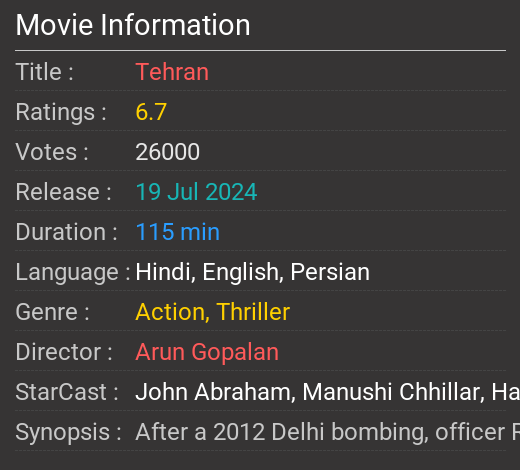 Tehran Movie Review